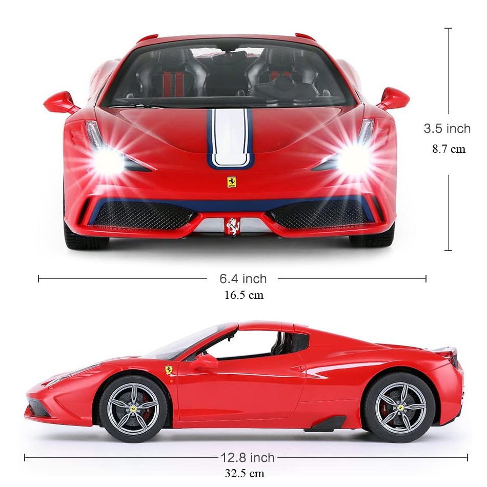 RASTAR Mô Hình Xe Hơi Điều Khiển Từ Xa Ferrari 458 A 1:14