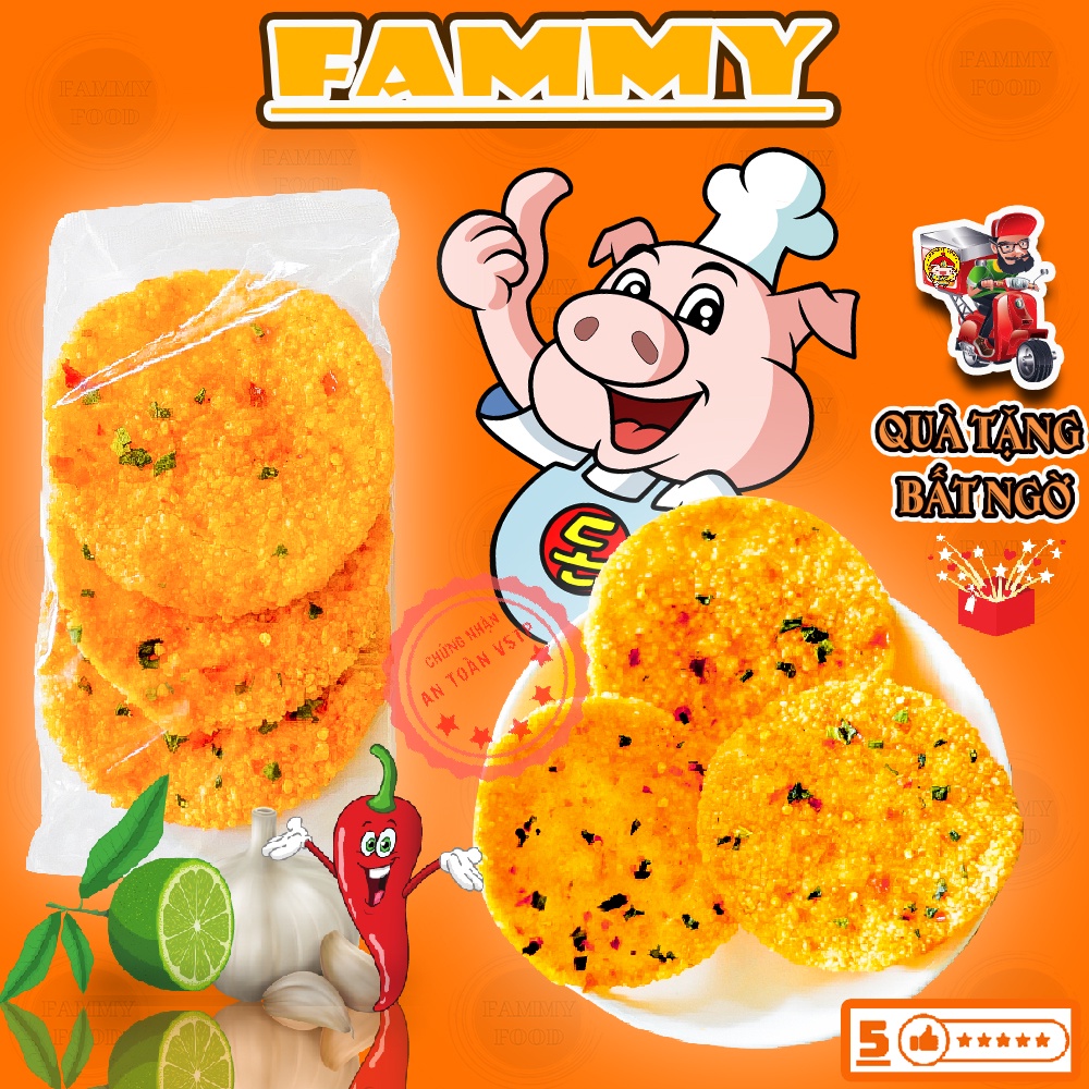 Cơm cháy chiên mắm hành FAMMY, đồ ăn vặt Đà Lạt vừa rẻ vừa ngon, loại thượng hạng giòn tan, vị đậm đà
