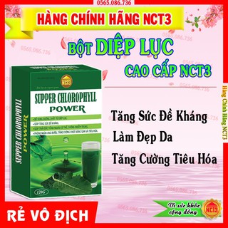 BỘT DIỆP LỤC SUPPER CHLOROPHYLL (120g) ( Hàng chính hãng công ty NCT3 ) . .