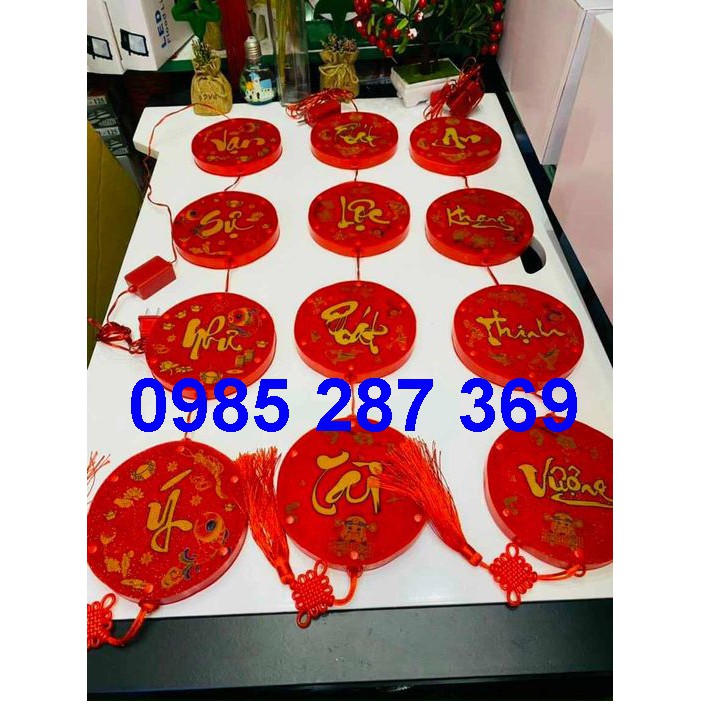 Đèn LED trang trí treo tường ngày tết, Vạn - Sự - Như- Ý