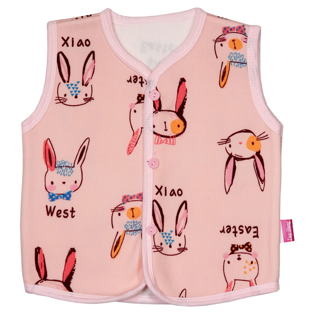 Áo gile cực đẹp - áo ghi lê nỉ lót bông cho bé trai và bé gái từ 3-14kg