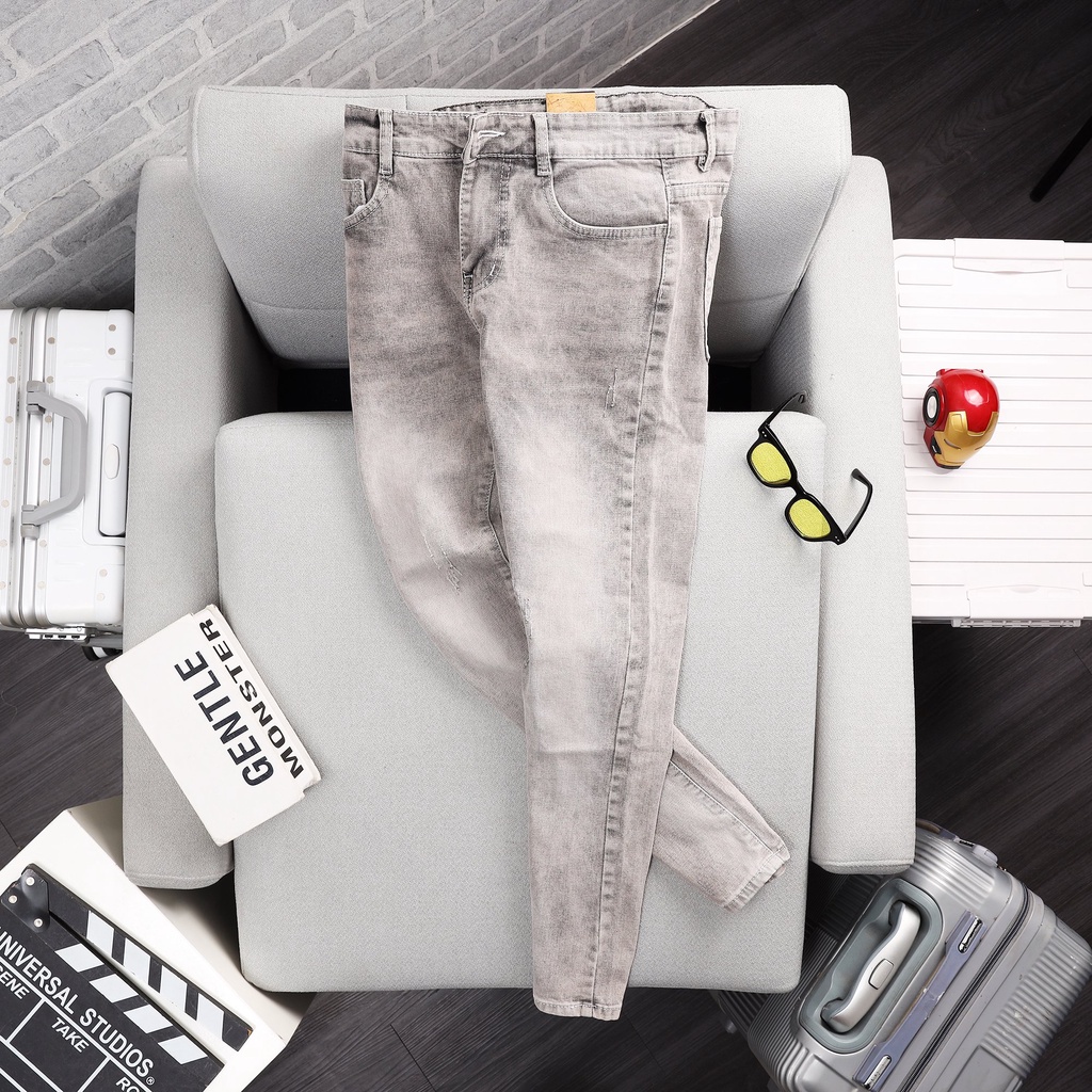 QUẦN JEAN NAM CHẤT LIỆU DENIM CAO CẤP - CO GIÃN - PHONG CÁCH TRẺ