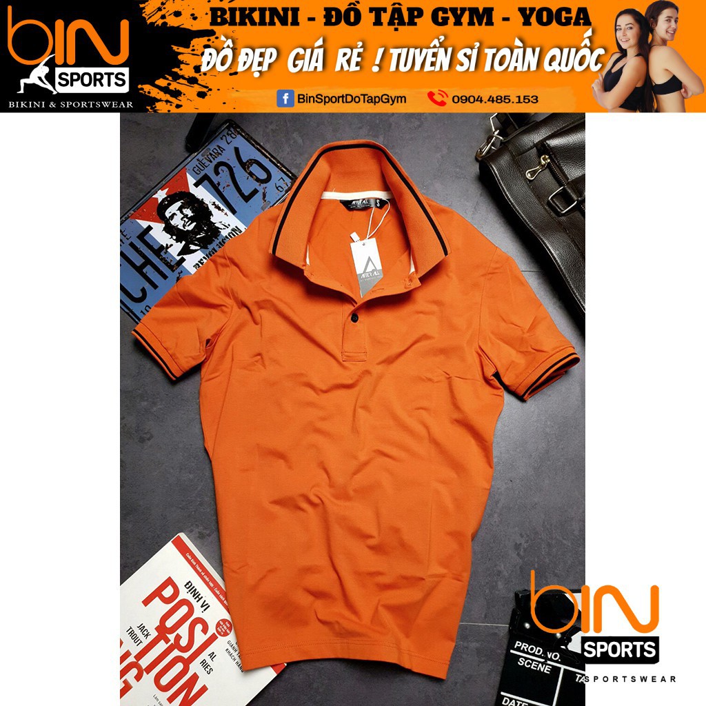 Aó thun nam cotton xin, hàng xuất khẩu Bin Sport AN003