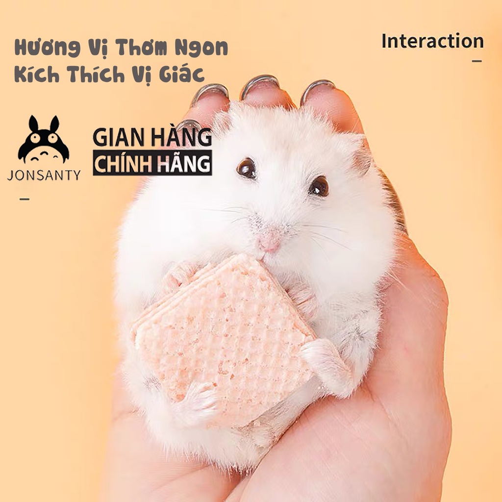 Bánh quy dâu tây nhím, hamster, bọ ú, món ăn cực kì ưu thích của chuột hamster 500ML hãng JONSANTY cst037