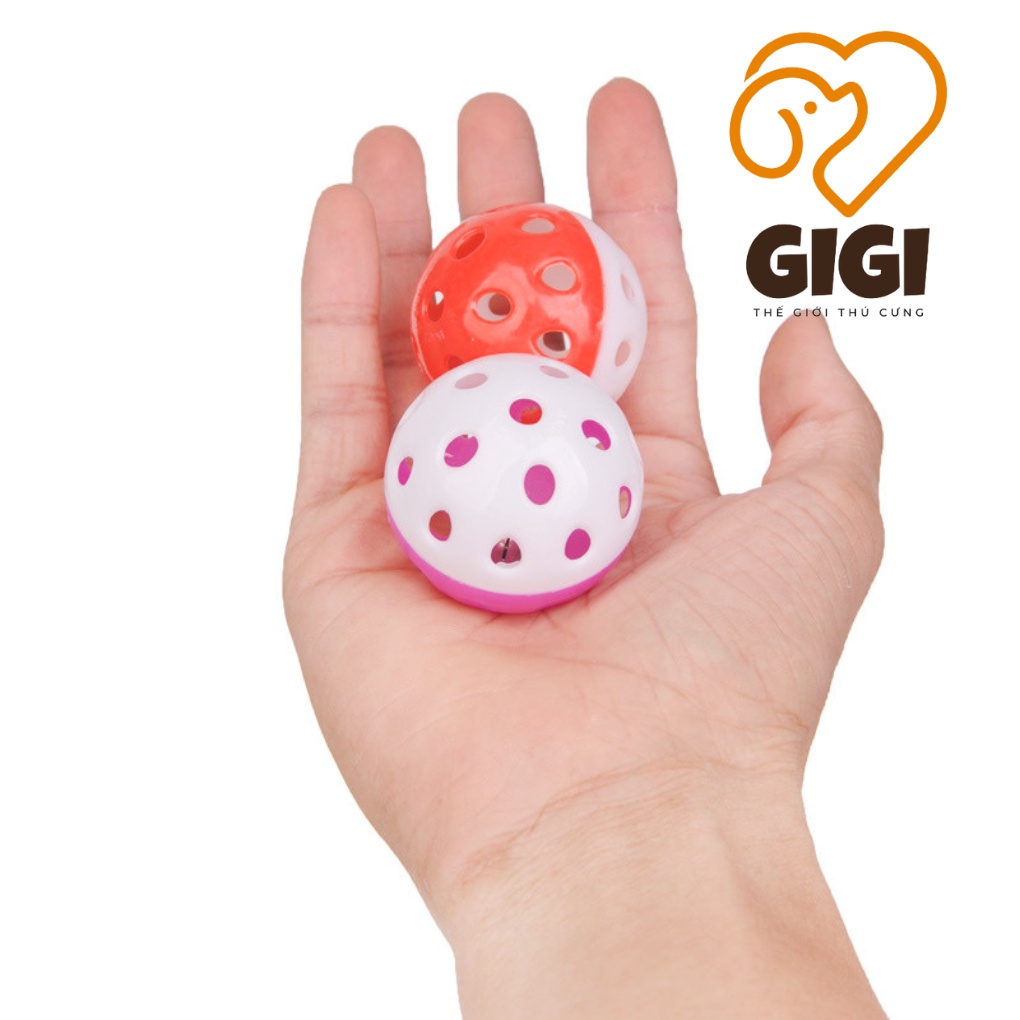 Quả bóng xúc sắc có chuông leng keng đồ chơi dễ thương cho thú cưng chó mèo giảm stress tập vờn - GiGi Pet Shop