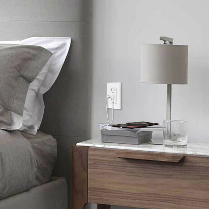 Ổ Cắm Điện US Type C Tốc Độ Cao Tiện Dụng
