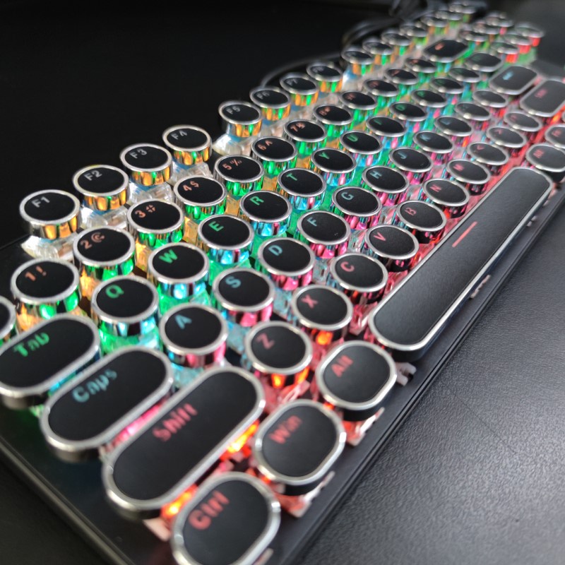 Bàn Phím Cơ E917 black Gaming - Led xuyên phím
