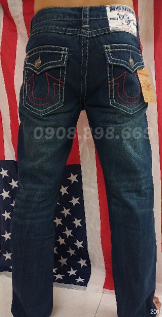 QUẦN JEAN TRUE RELIGION CHÍNH HÃNG, QUẦN JEAN ÔNG ĐỊA ẢNH THẬT