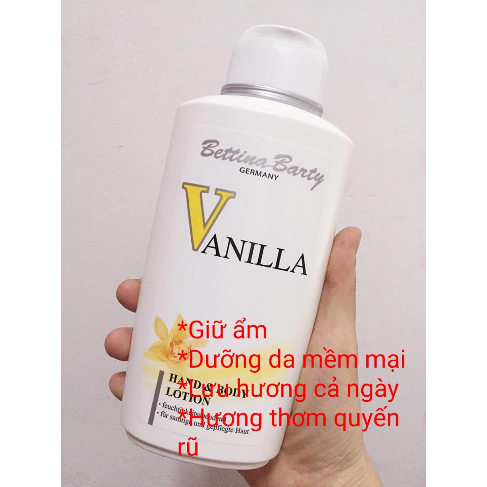 Sữa tắm VANILLA hương nước hoa ĐỨC 500ML | BigBuy360 - bigbuy360.vn