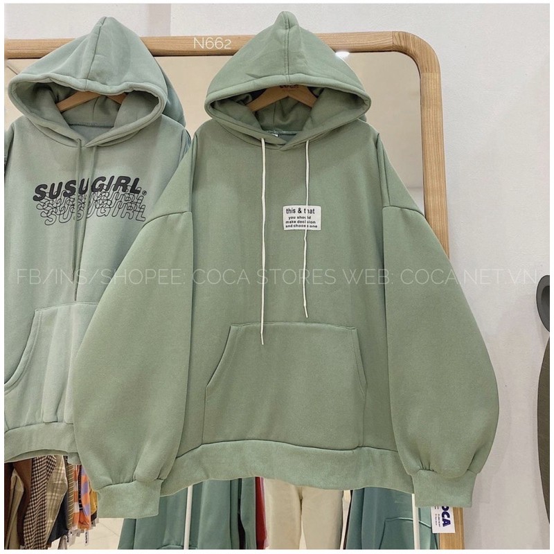  Áo Hoodie nỉ có mũ chui đầu in chữ ngực This That | BigBuy360 - bigbuy360.vn