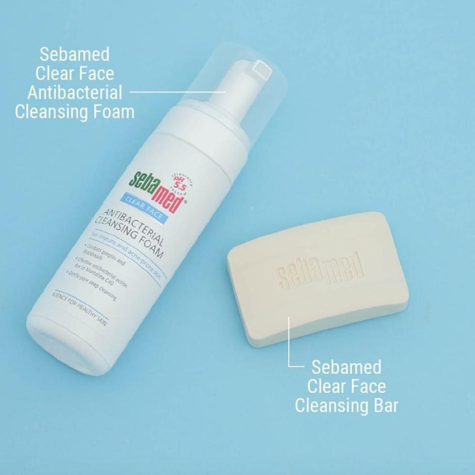 ۩ (Hàng Mới Về) Sữa Rửa Mặt Tạo Bọt Sebamed 150ml Trị Mụn Kháng Khuẩn Kiềm Dầu ☺