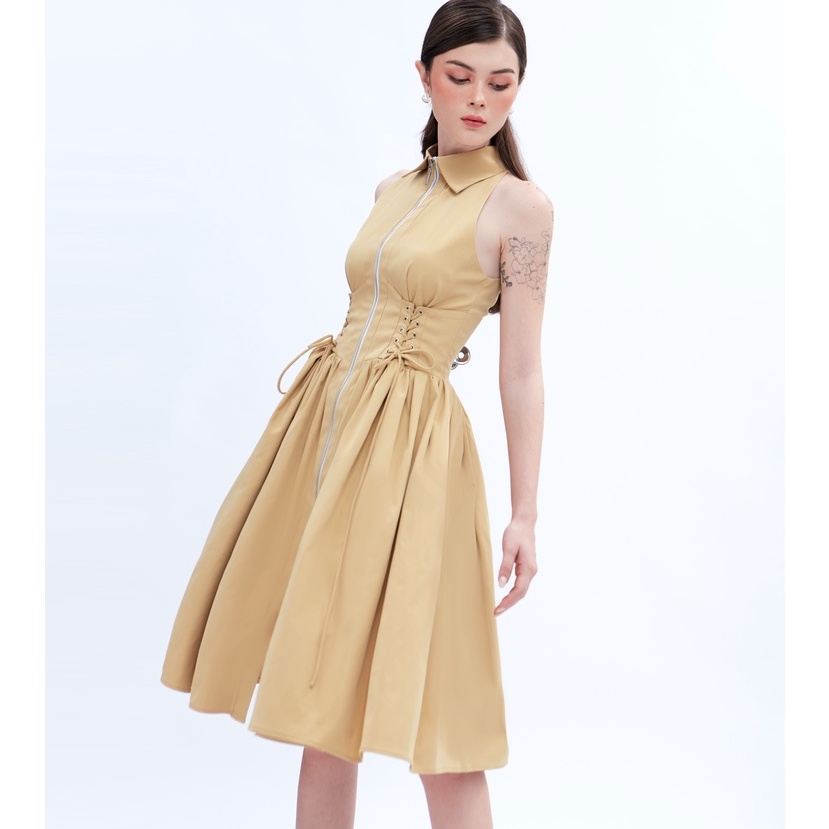 Đầm Echelle cổ yếm- CHITS