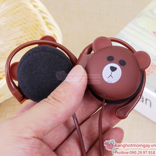 Tai nghe móc tai gấu Brown TN5