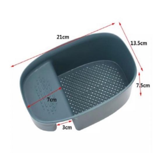 Khay treo bồn rửa bát có lưới lọc rác đa năng, tiện dụng