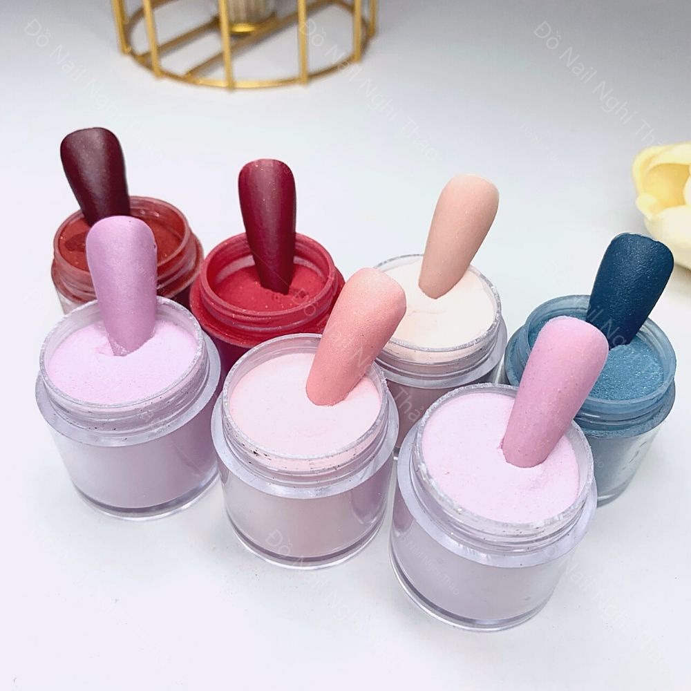 Bột đắp móng nail Jeliva NGHI THẢO hũ 10g, 30g