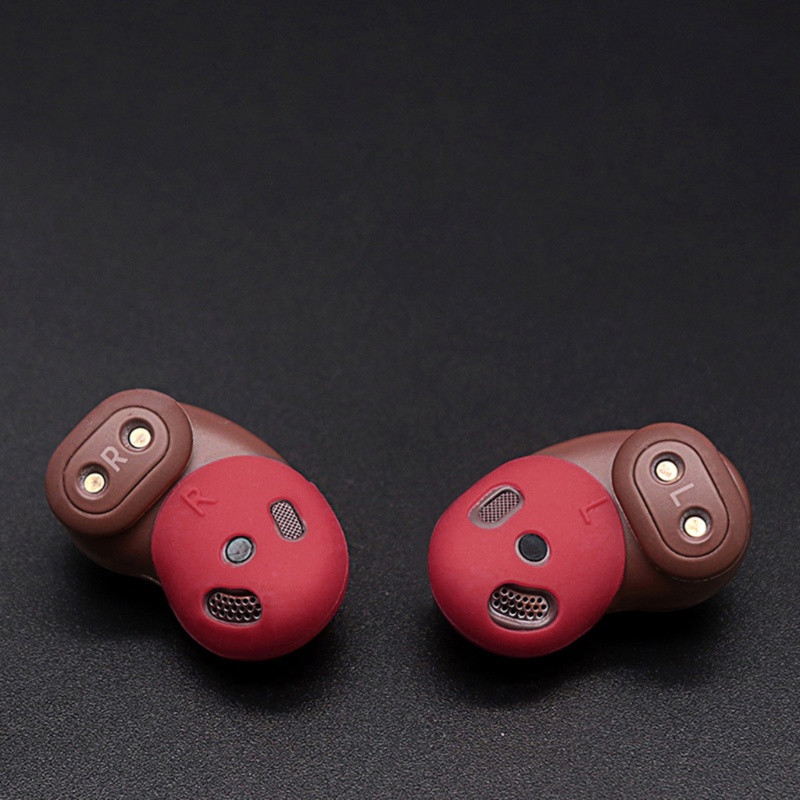 1 Cặp Vỏ Bảo Vệ Hộp Sạc Tai Nghe Bằng Silicon Cho Buds Live Earphon