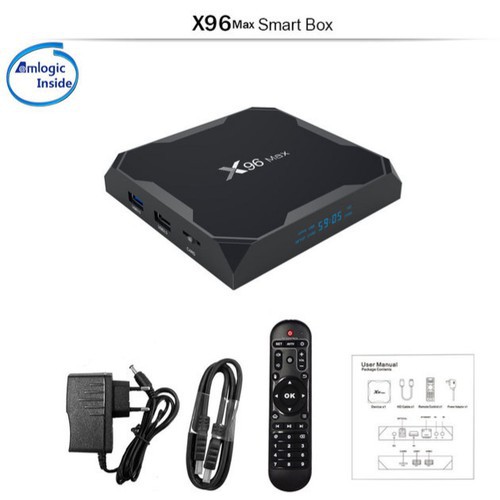 [Mã 44ELSALE2 giảm 7% đơn 300K] Android TV Box X96 MAX Ram 2GB Rom 16GB Amlogic S905X2 - X96 Max 2=16G