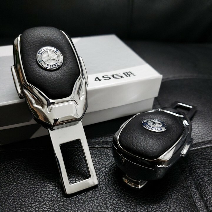 01 Đầu chốt khóa chống kêu cắm móc đai dây an toàn ô tô, xe hơi dạng cắm nối tiếp HC-999 logo các hãng xe