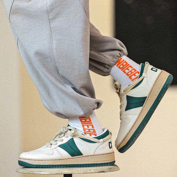 Giày sneaker nam thể thao chữ BAUB phối dây cưc chất thời trang ulzzang Hàn Quốc TH-93