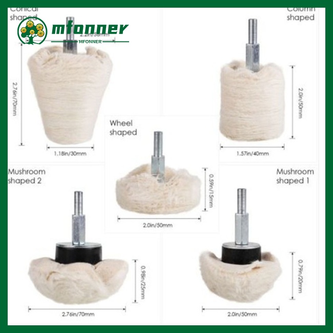 Bộ 7 Dụng Cụ Đánh Bóng Xe Hơi Bằng Hợp Kim Nhôm Tiện Dụng