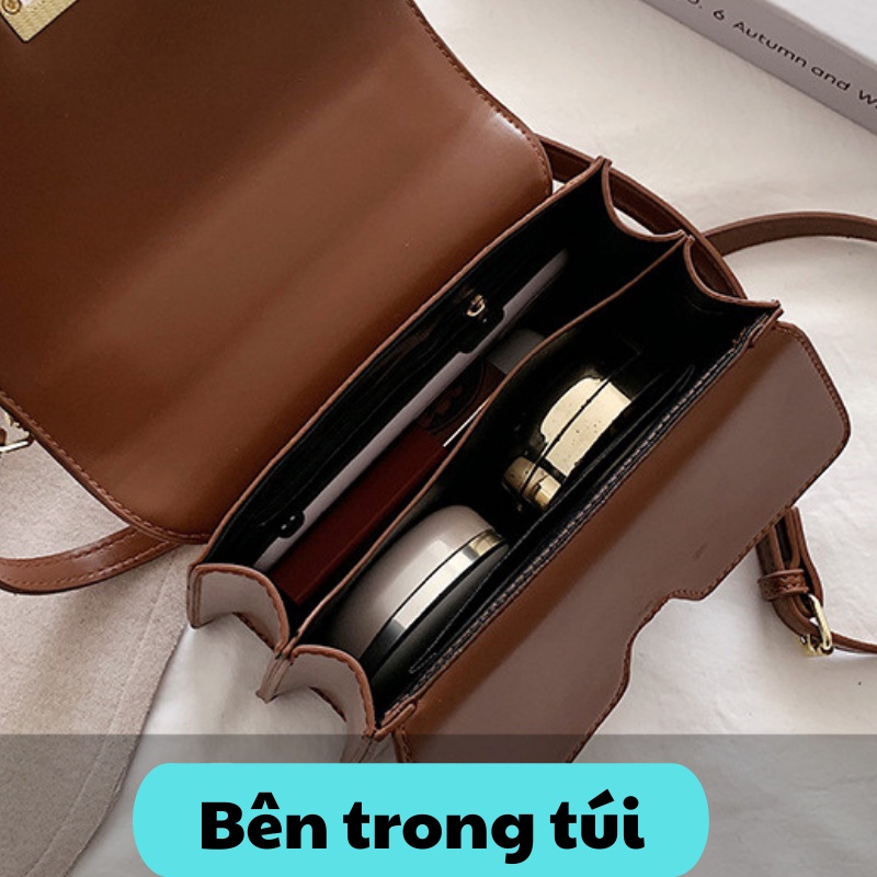 Túi xách nữ khoá cài quai xách đeo chéo sang trọng Sonasi TXN0019