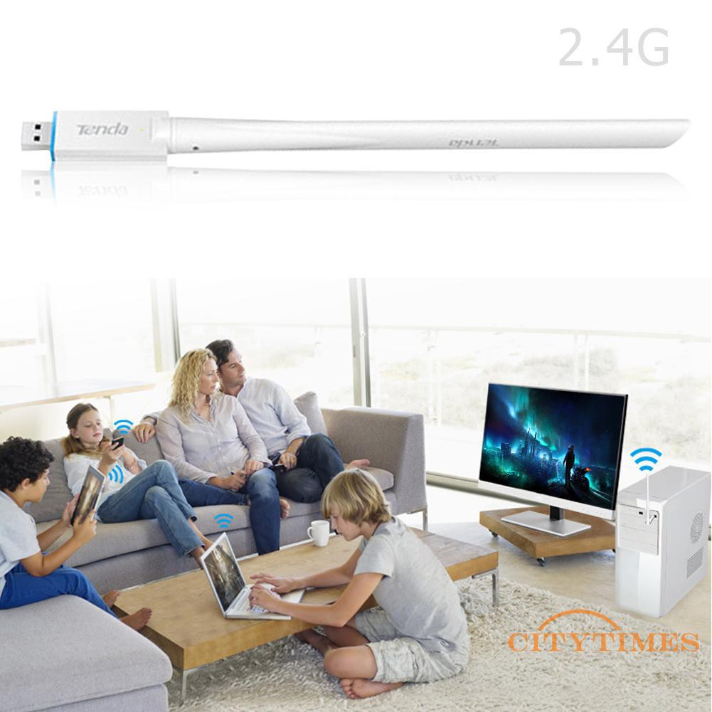 Usb Wifi 2.0 Ci Tenda U2 Với Ăng Ten 6dbi