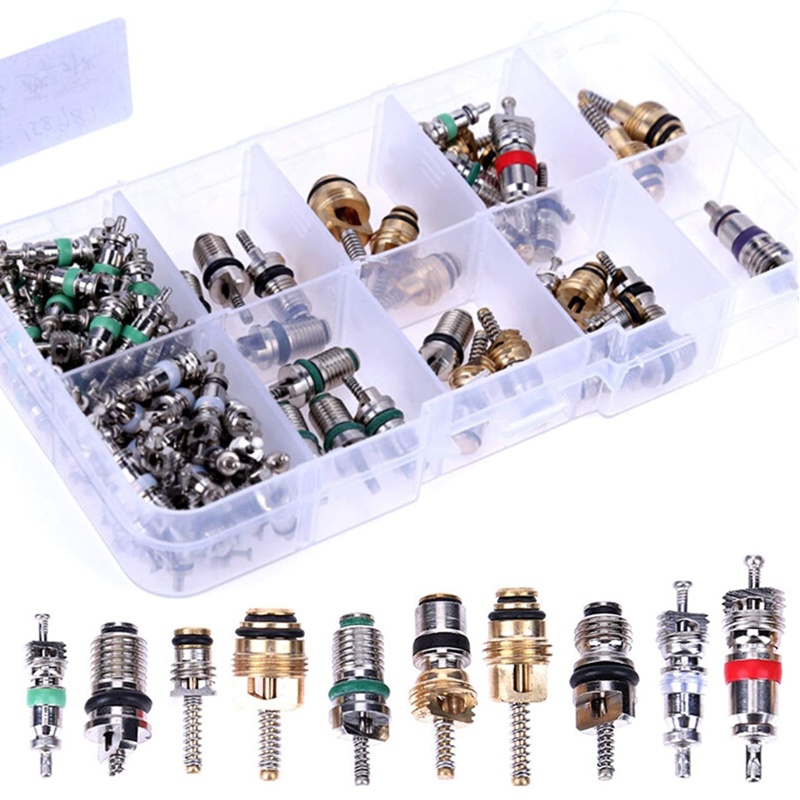Bộ 102 Lõi Van R134A A / C 2 Chiều Cho Xe Hơi