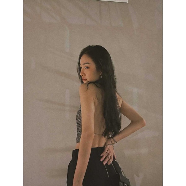 LEMONCHICVN - Áo dây hột ánh bạc - AKT01