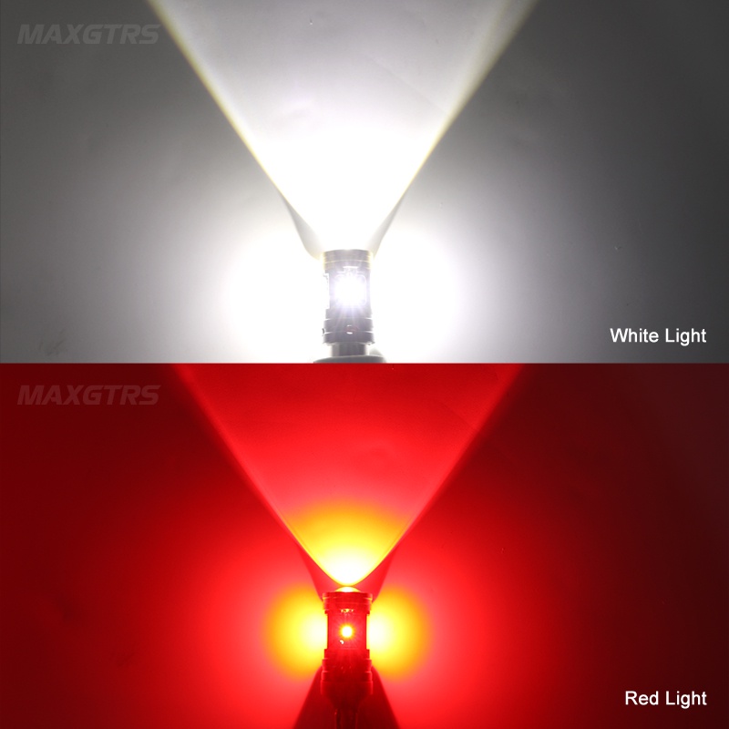 2 Đèn LED tín hiệu đuôi xe hơi MAXGTRS thích hợp cho MAXGTRS P21/5W BAY15D 7443 W21/5W 1157 12V