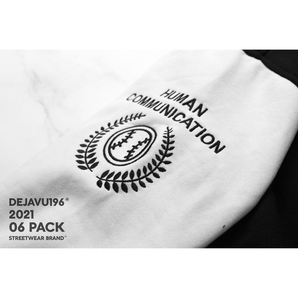 Áo varsity jacket DEJAVU.196 06/ Core black | BigBuy360 - bigbuy360.vn