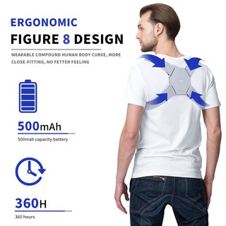 Adjustable Intelligent Posture Support Trainer Smart Posture Corrector Upper Back Brace Clavicle Support for Men and Women doosl