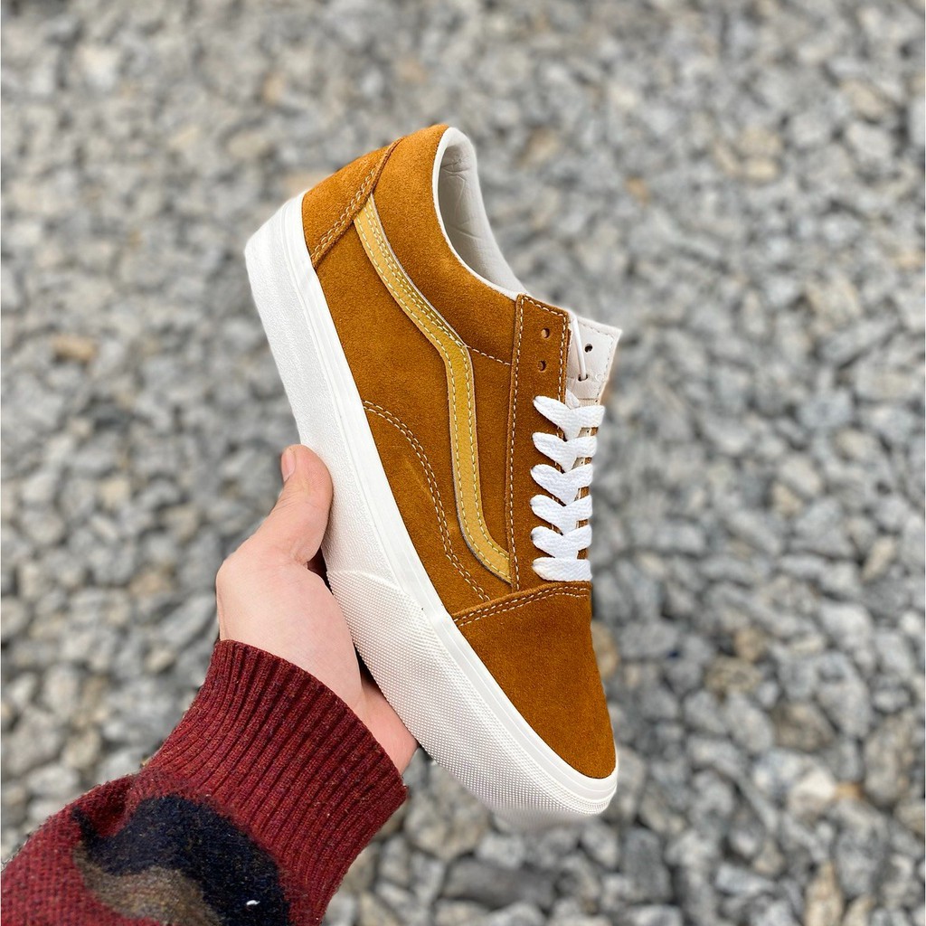 Giày Vans Vault Og Old Skool Lx Vải Canvas Phối Cotton Thiết Kế Trẻ Trung Năng Động