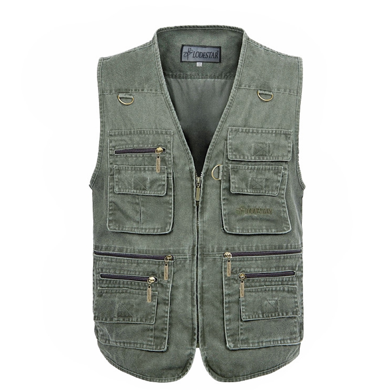 Áo Khoác Sát Nách Vải Cotton Cỡ Lớn Thời Trang Mùa Hè Cho Nam