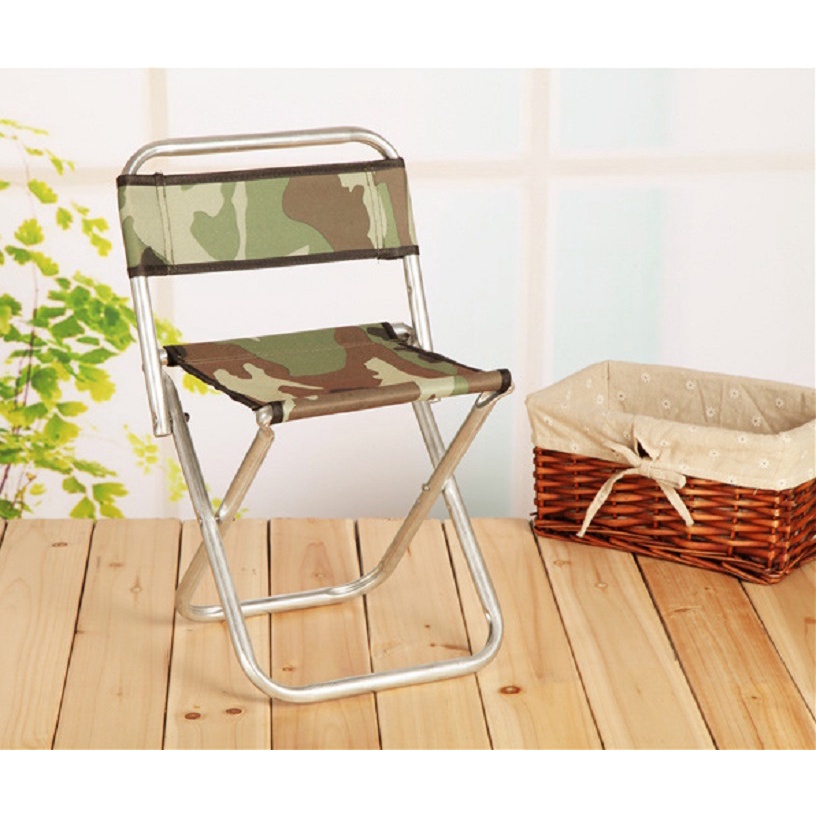 Ghế xếp dựa lưng tiện lợi vải bố gấp gọn
