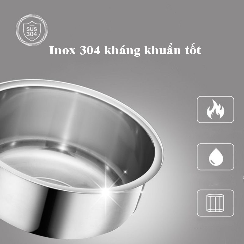 Hộp cơm cắm điện BEAR INOX 304 - Nồi cơm điện mini nấu chín, hâm nóng, giữ nhiệt cho thức ăn