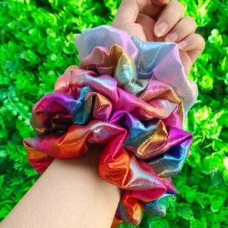 [Siêu rẻ] SCRUNCHIES phản quang cầu vồng