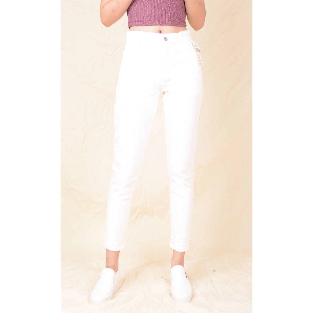 Quần jean nữ ống rộng baggy đẹp lưng cao cạp bán chun đen trắng trơn hàng hiệu cao cấp mã 458 VANIZEN | BigBuy360 - bigbuy360.vn