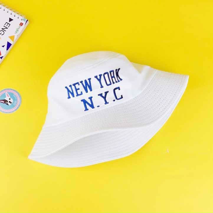 Nón Bucket Nam Nữ New York Kiểu Dáng Phong Cách Style Hàn Quốc