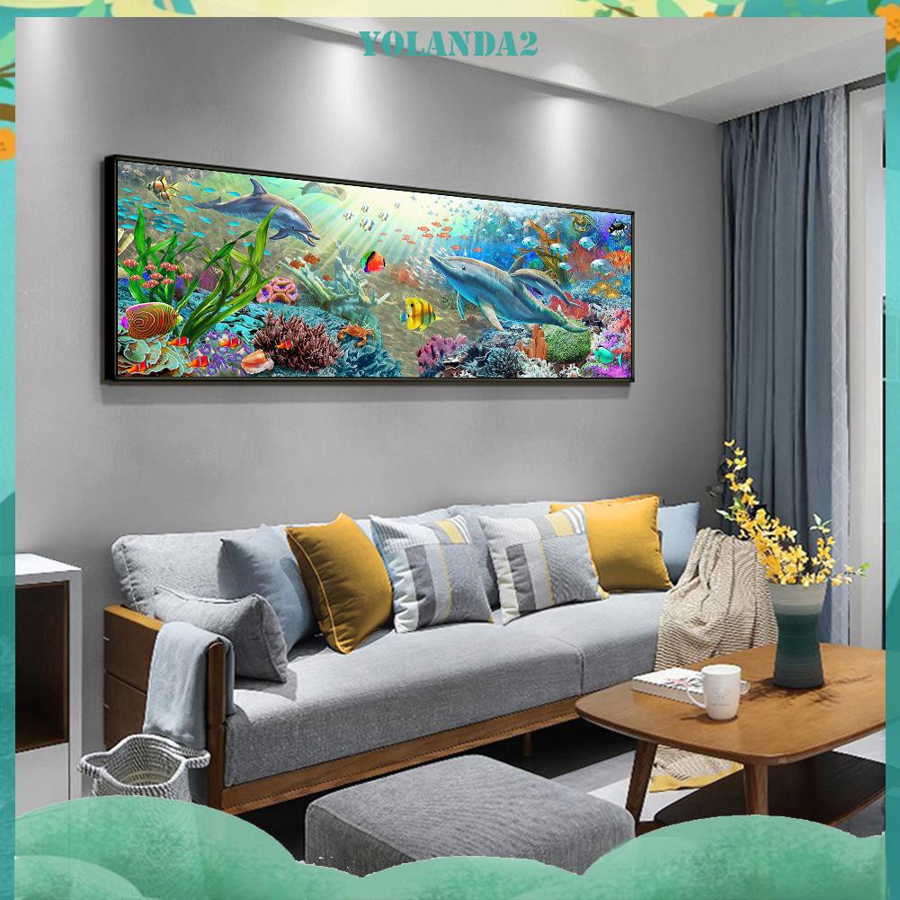 Bộ Tranh Thêu Chữ Thập Tự Làm 11ct Hình Đại Dương Toàn Bộ