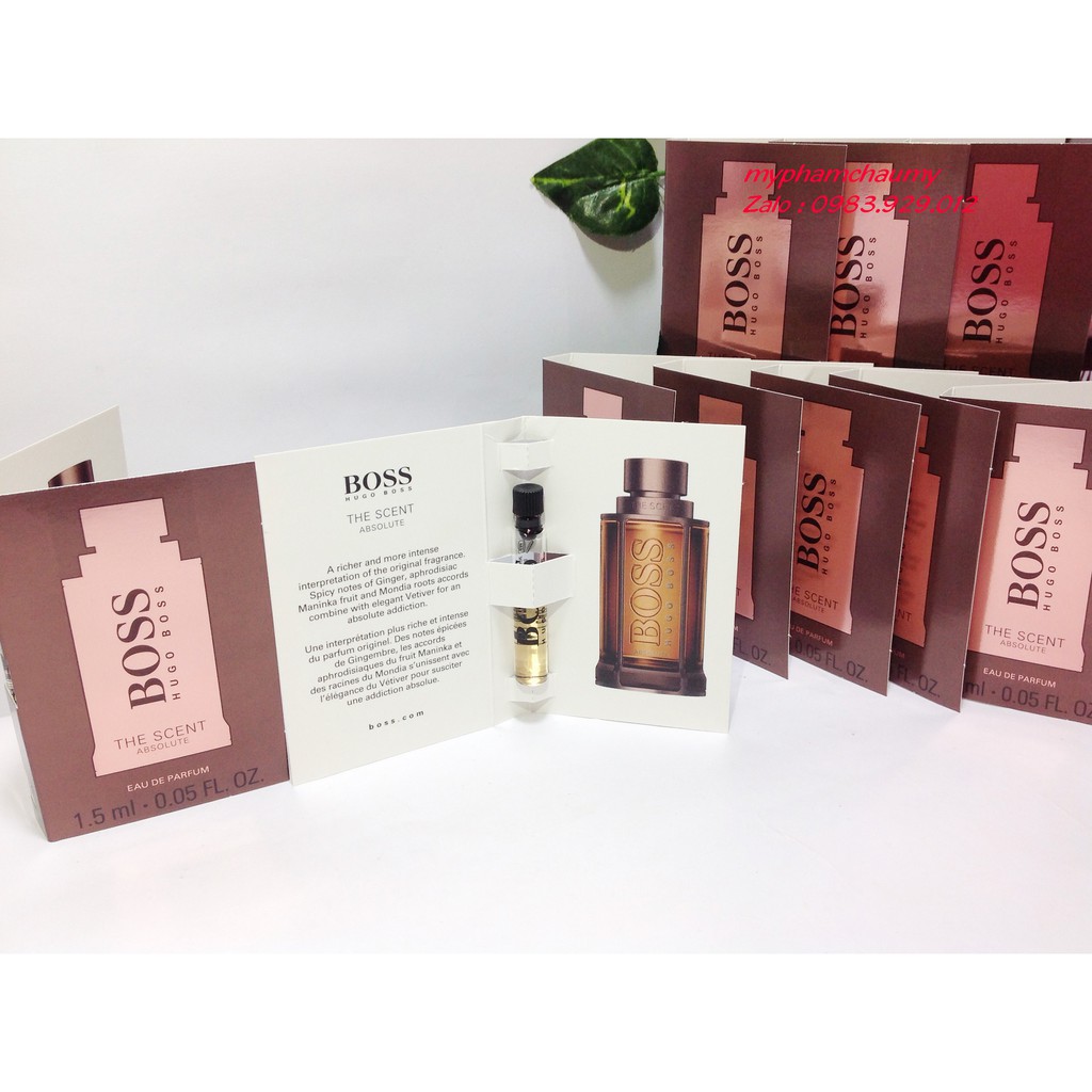 Mẫu thử Nước Hoa Vial Hugo Boss The Scent Absolute