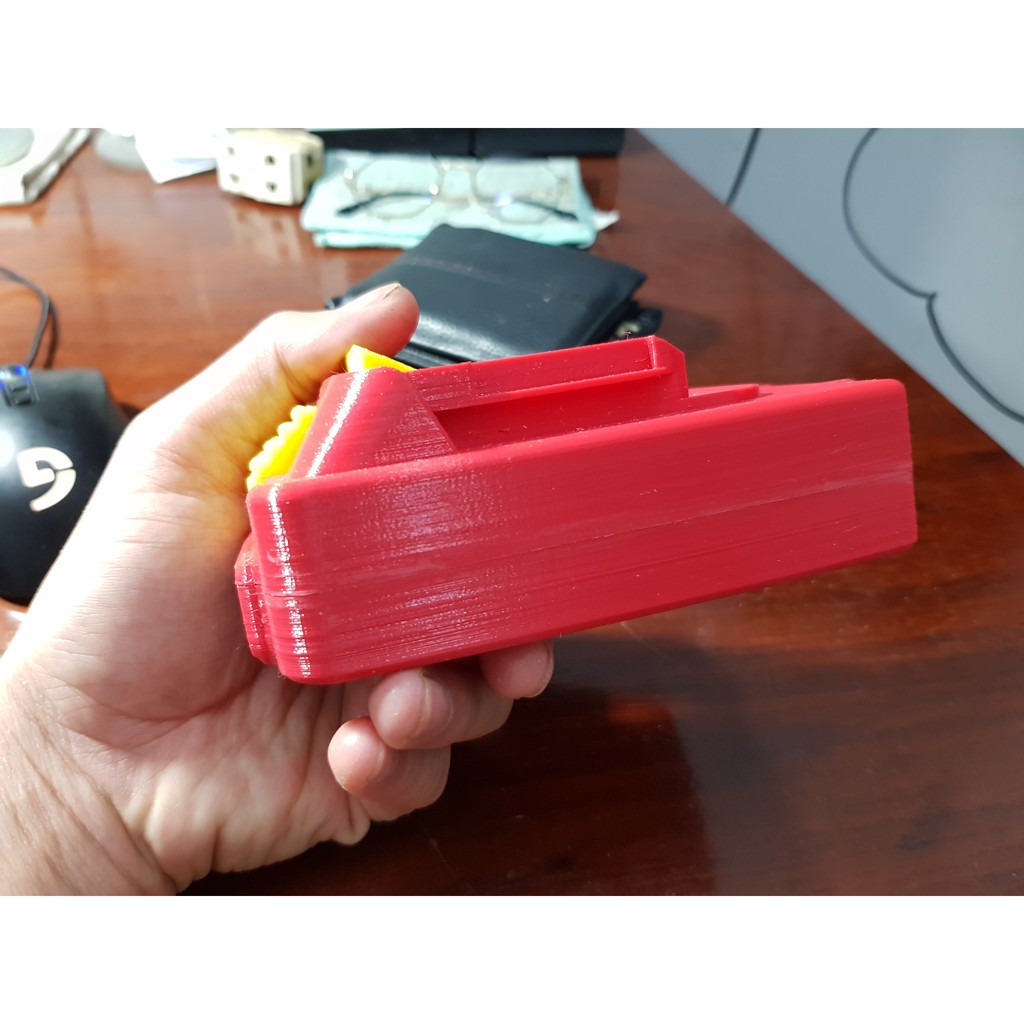 Cell 20700, 21700 _ Vỏ Makita trượt - 1 hàng 5 cell PIN 27000, 21700