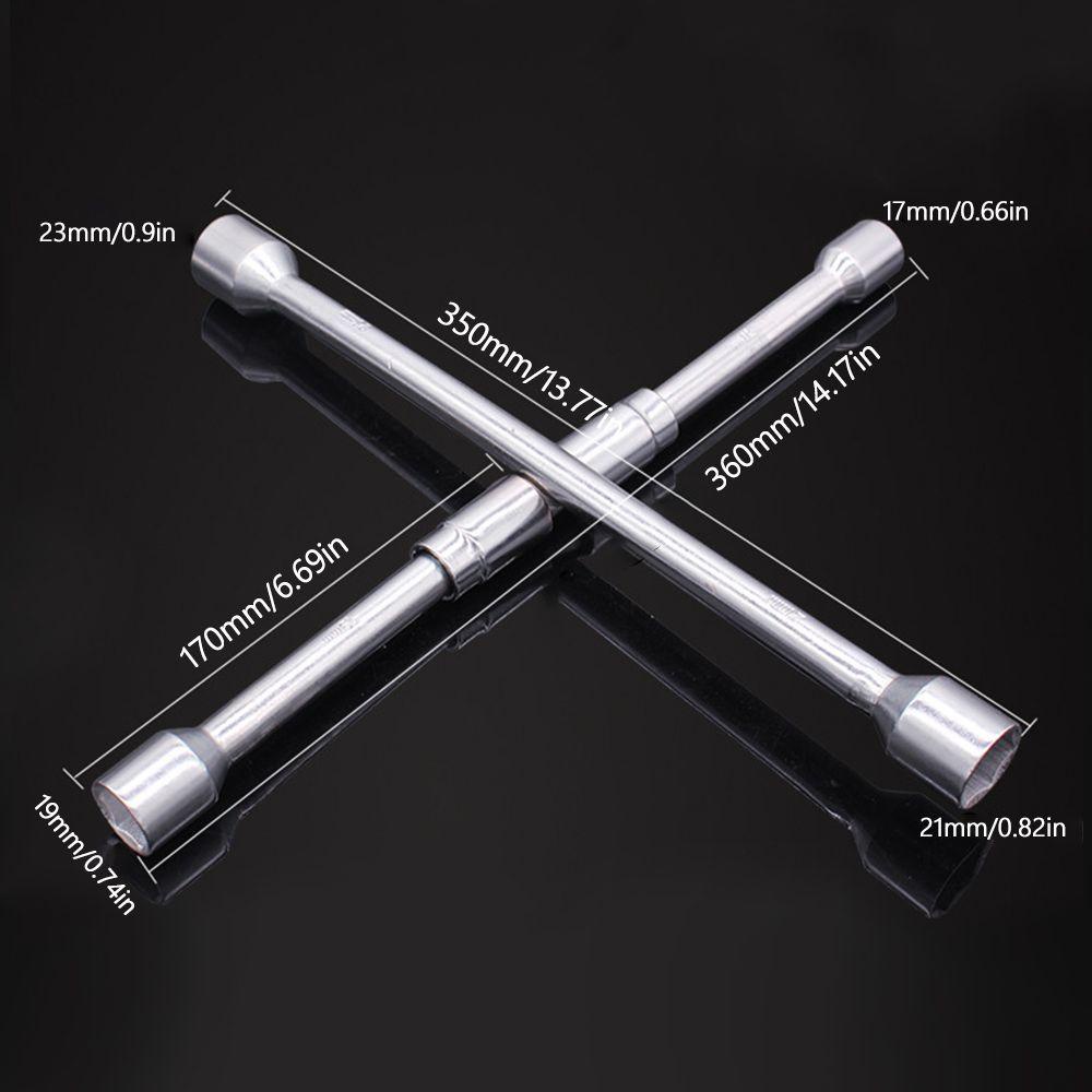 Cờ Lê Chữ Thập Bằng Thép Chrome Vanadium Có Thể Gập Lại Chuyên Dụng Tháo Gỡ Lốp Xe Hơi