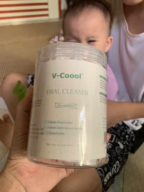 Gạc Rơ Lưỡi V-cool Vệ Sinh Răng Miệng Cho Bé