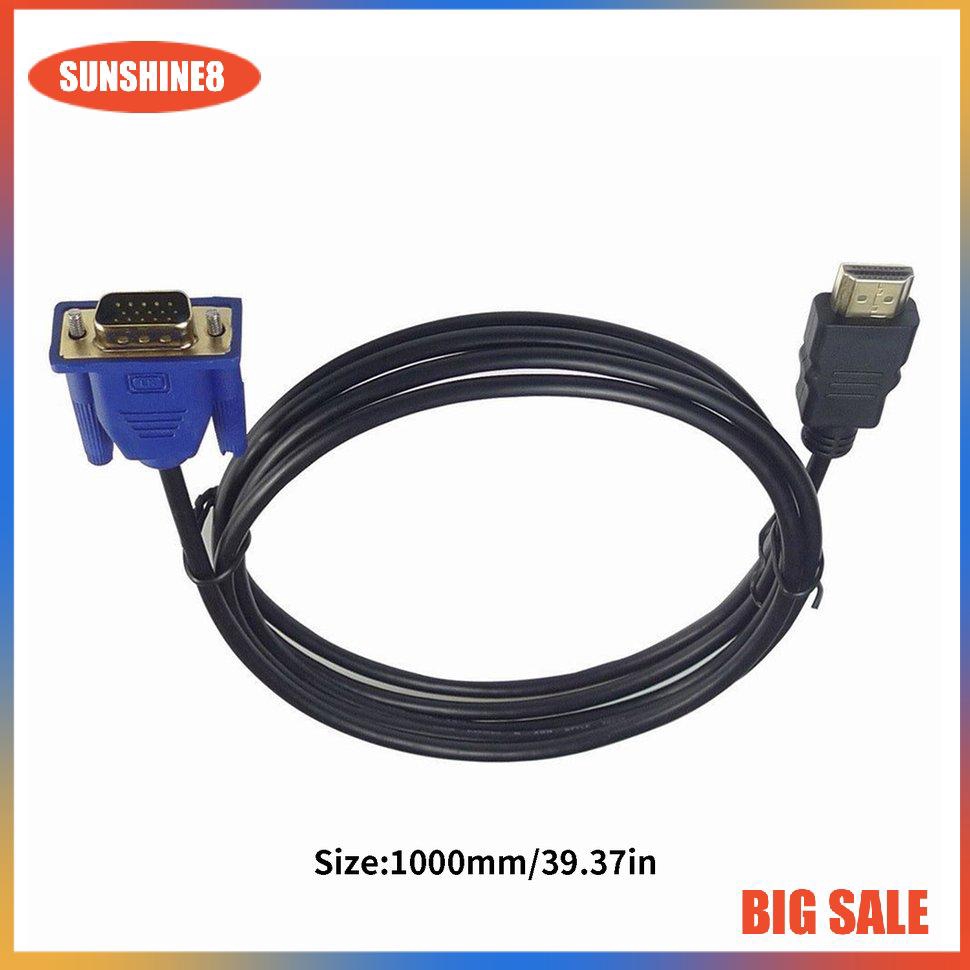 Cáp Chuyển Đổi Hdmi Sang Vga D-Sub 1m Cho Hdtv Pc