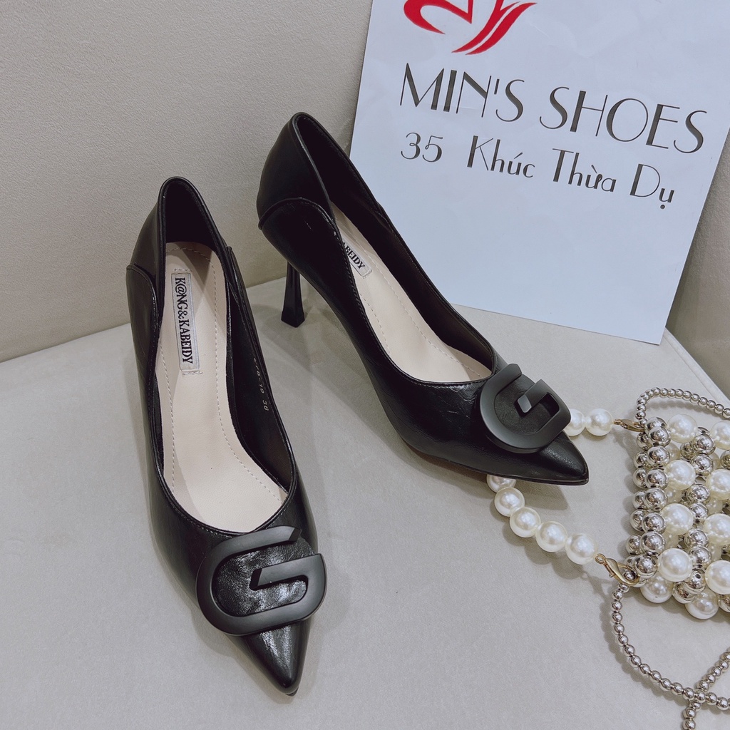 Min's Shoes - Giày Gót Nhọn Da Mềm Cao Cấp NC73