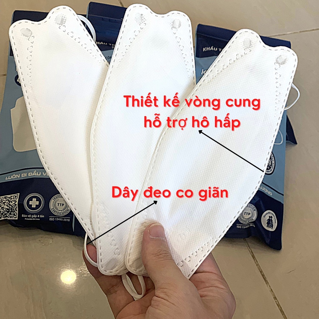 Khẩu trang 4 Lớp KF94  Chống Bụi Mịn Và Kháng Khuẩn Hàng Cao Cấp Hàn Quốc | BigBuy360 - bigbuy360.vn
