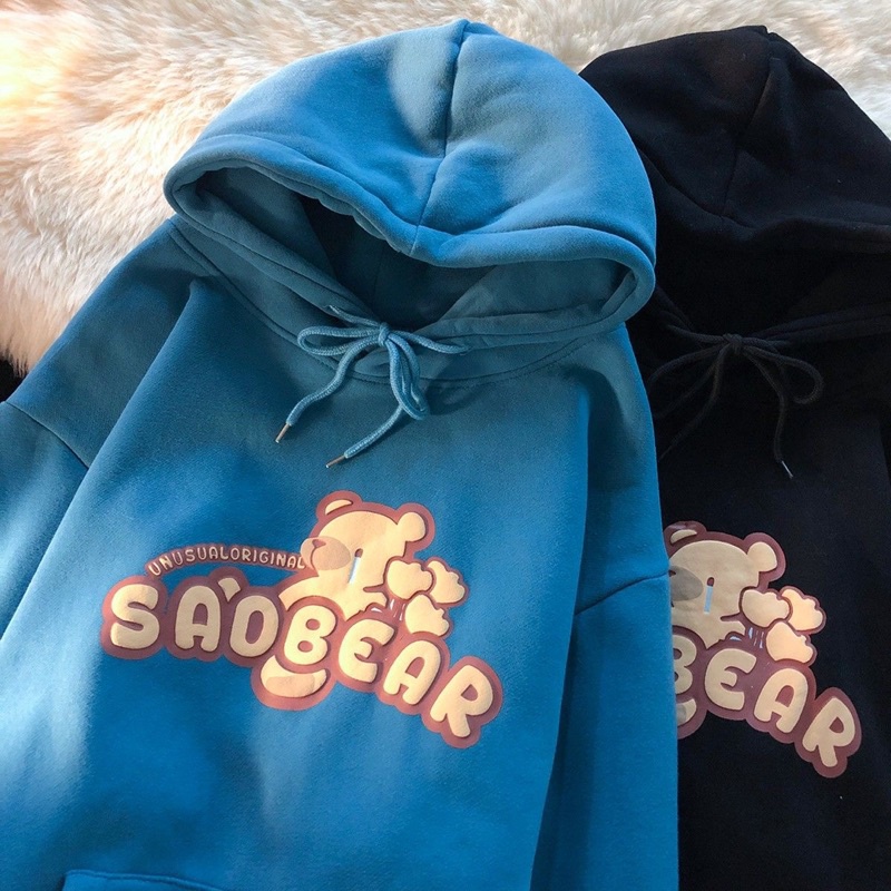 Áo Hoodie unisex , Áo nỉ bông nam nữ có mũ 2 lớp phối caro phom rộng phong cách hàn quốc ulzzang mặc đôi nhóm siêu đẹp | BigBuy360 - bigbuy360.vn