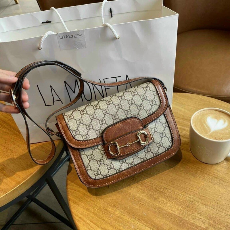 [HOT HIT] Túi gc hồ ngọc hà bản dây da size 21 hot hit thời trang mới 2021(đeo chảnh lắm ah) | BigBuy360 - bigbuy360.vn