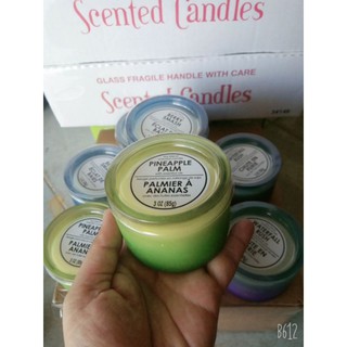 Nến thơm Scented candles 4 mùi (  thủy tinh)