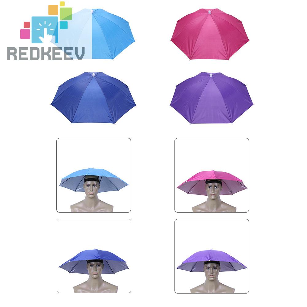 Dù Che Nắng Đội Đầu Co Giãn Chống Trơn Cho Hoạt Động Ngoài Trời